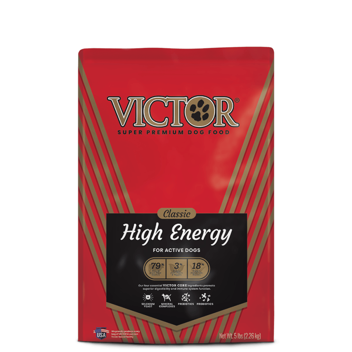 Victor High Energy Dog Formula sold by Pet Central in Trinidad and Tobago