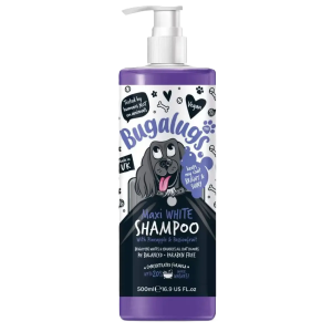 Bugalugs maxi white shampoo sold by Pet Central Trinidad in Trinidad and Tobago